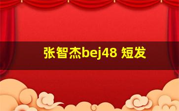 张智杰bej48 短发